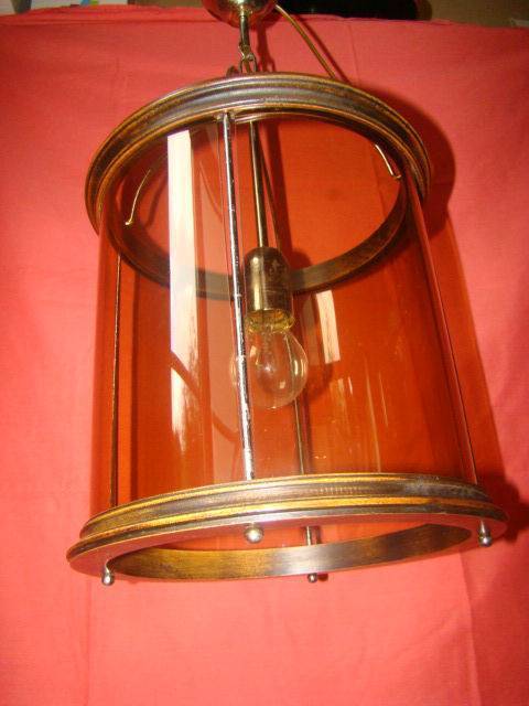 Lanterne cylindrique époque années 50