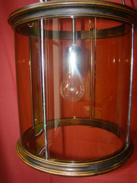 Lanterne cylindrique époque années 50