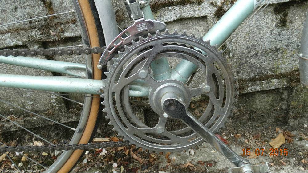 Conversion d'un vélo de course Lejeune en singlespeed sur Le Vélo