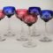 Série de 6 verres à vin du Rhin Roemer en cristal de Saint Louis Massenet