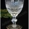 Verre à eau n°1 en cristal de Saint Louis Trianon filet d'or