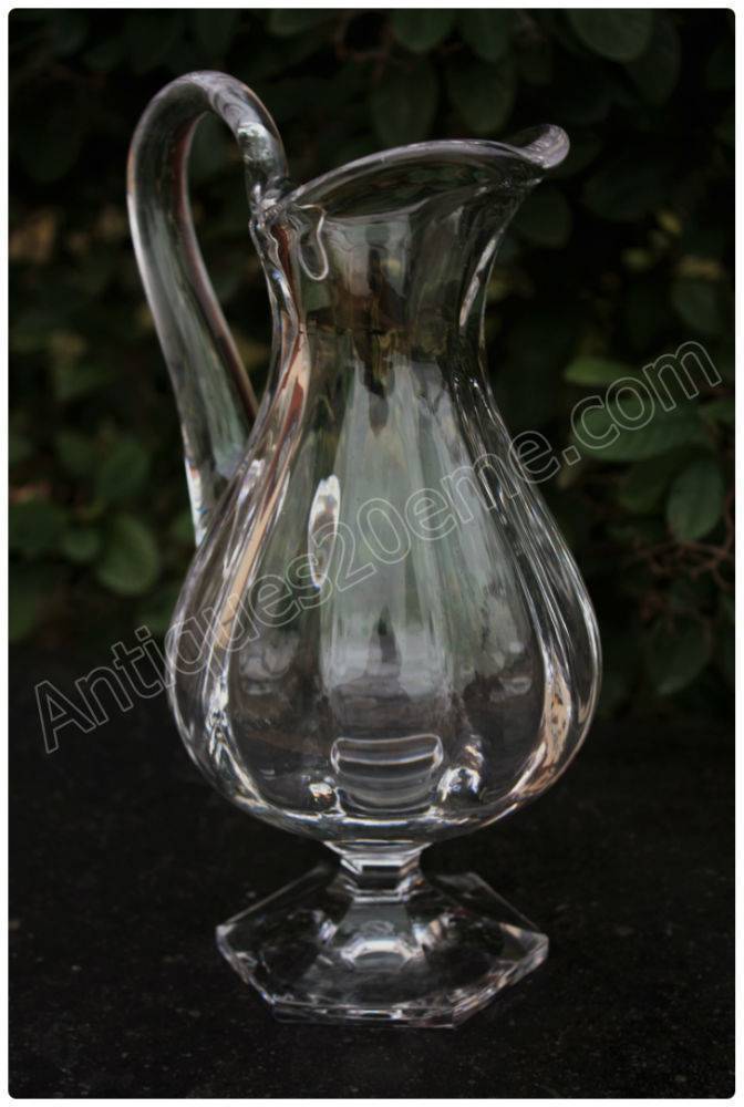 Pichet à eau en cristal de St Louis modèle Saint-Cloud