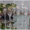 Série de 6 flûtes à champagne en cristal de Baccarat modèle Saint-Rémy, Baccarat crystal champagne flutes