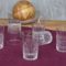 Série de 6 gobelets à vin en cristal de Baccarat modèle Nancy