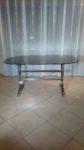 table acier et chrome