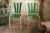 Chaises de terrasse de café des années 50
