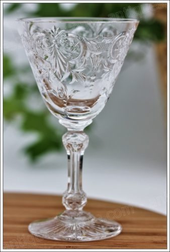 Rare verre à liqueur en cristal du service Baccarat Marennes, Baccarat crystal liquor cordial glass