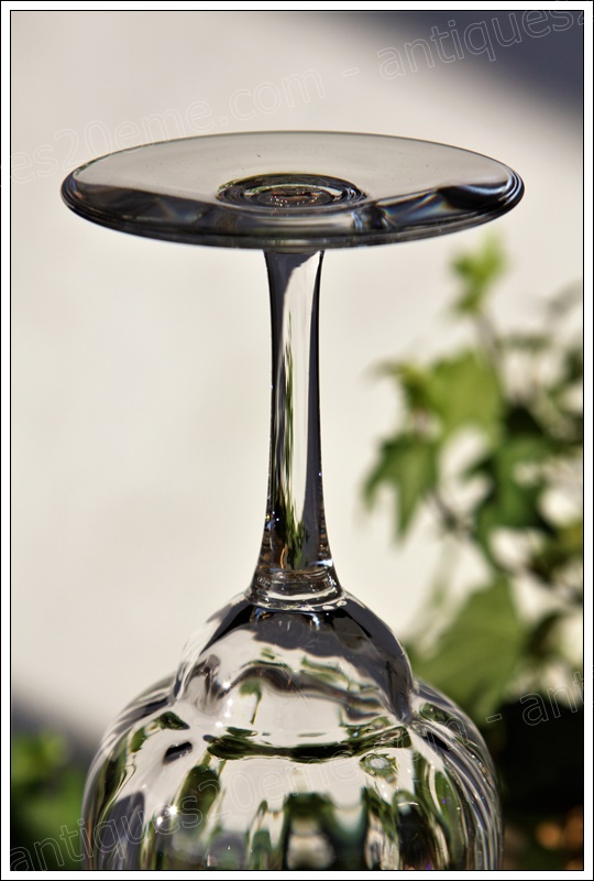 Série de 6 verres à eau en cristal de Baccarat modèle Capri