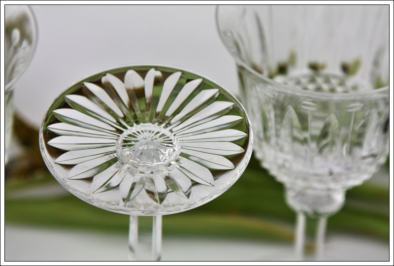 Série de 6 verres à eau en cristal de St Louis modèle Tommy
